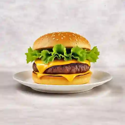 Hamburguesa Con Queso