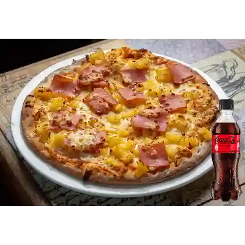 Combo Pizza Hawaiana + Coca-Cola Sin Azucar 400ml