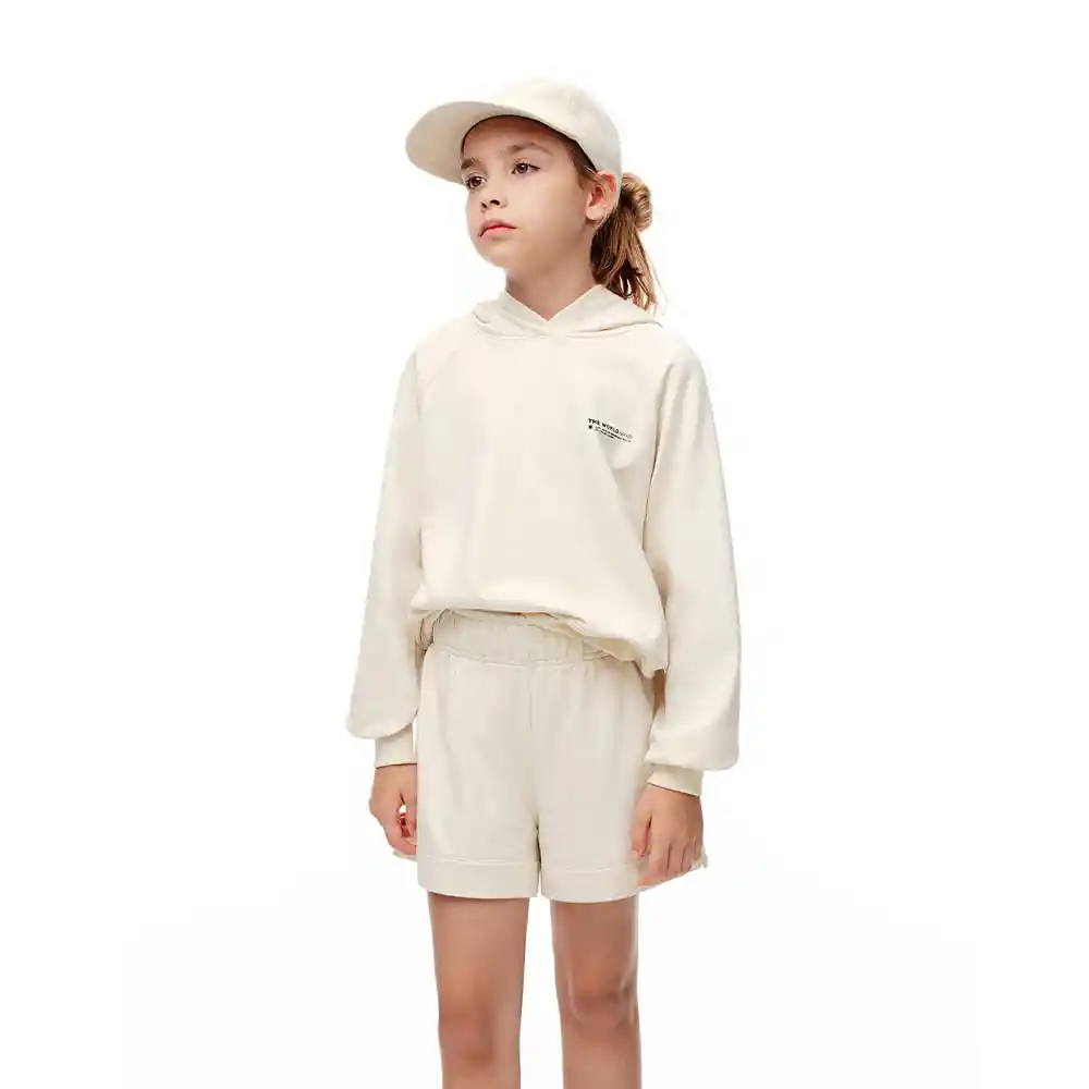 Short Corto Tejido de Punto Kids Femenino Luhab Kd Gef Talla 12