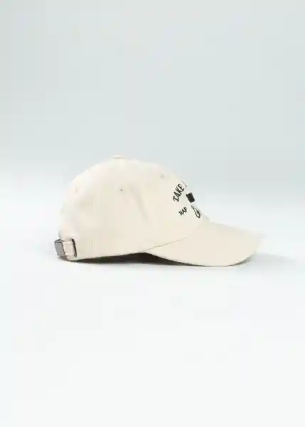 Gorra Mujer Crudo Marfil Claro 351G035 Naf Naf