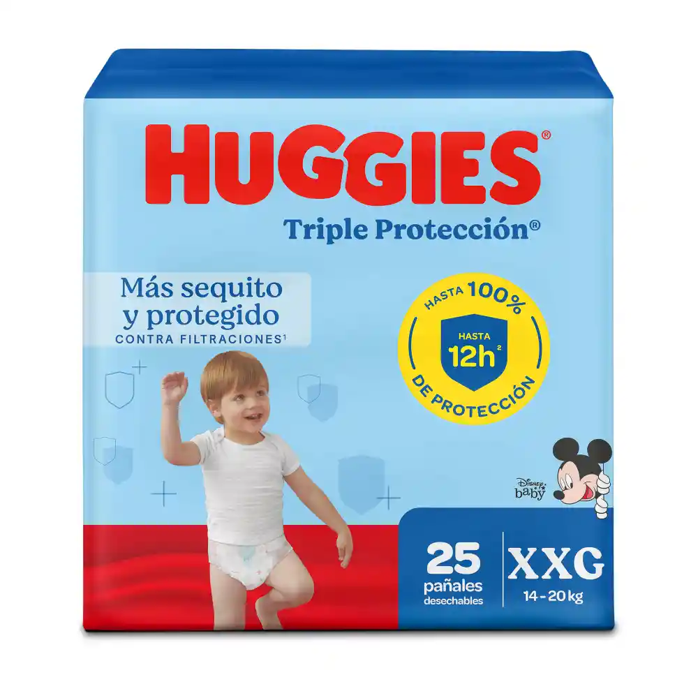 Pañal Huggies Triple Protección Etapa 5/XXG