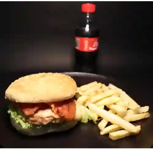 Combo Hamburguesa Sencilla + Papas Fritas + Gaseosa