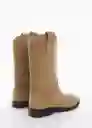 Botas Danae Topo Talla 38 Niña Mango