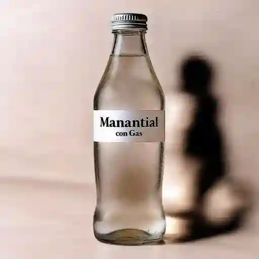 Manantial con gas 600 ml