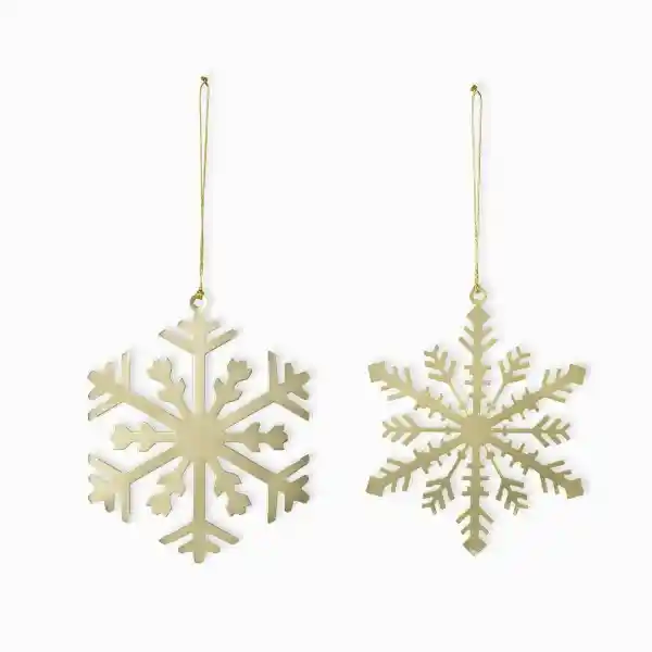 Set De Snowflakes Colgantes Para Arbol Ambiente Gourmet