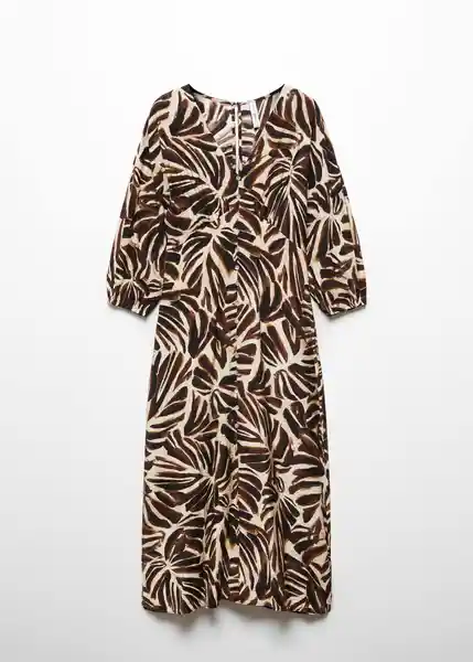 Vestido Claudie Offwhite Talla XS Mujer Mango