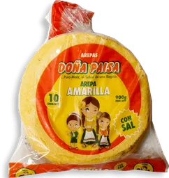 Doña Paisa Arepa Amarilla Con Sal