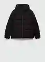 Abrigo Anorak Turin Negro Talla XL Hombre Mango