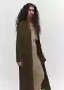 Abrigo Ringo Khaki Talla XS Mujer Mango