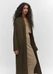 Abrigo Ringo Khaki Talla XS Mujer Mango