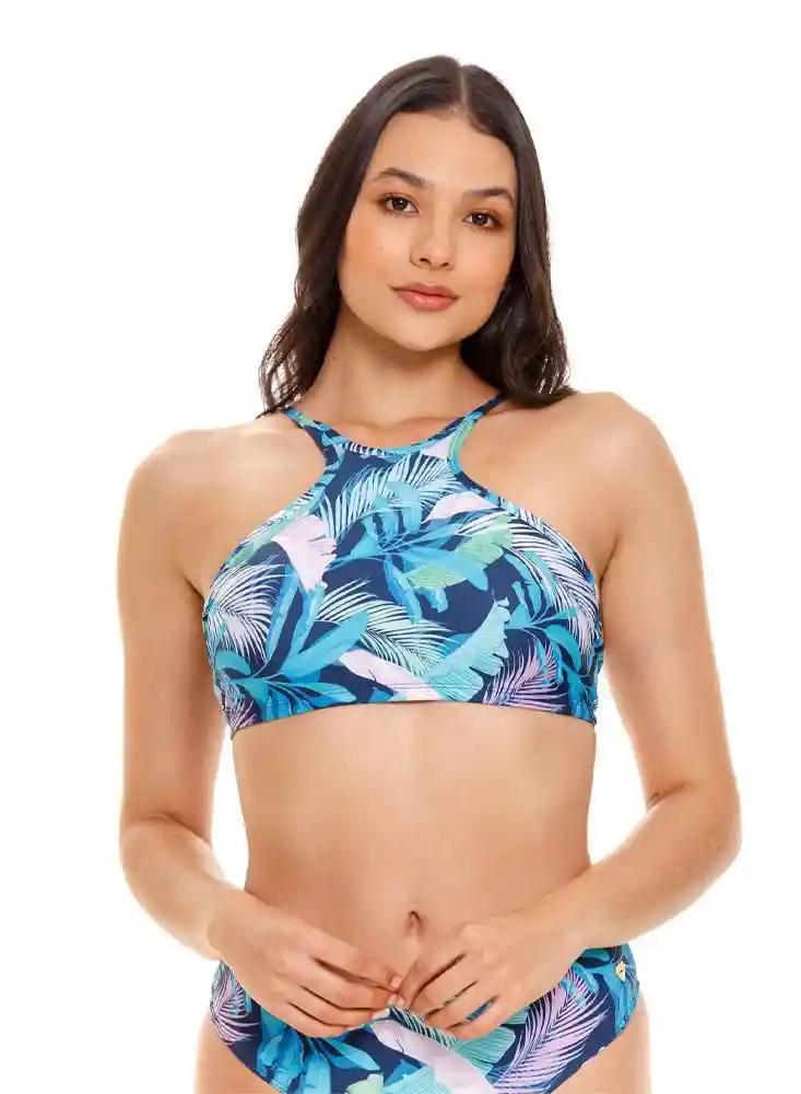 Vestido de Baño Top S-azul