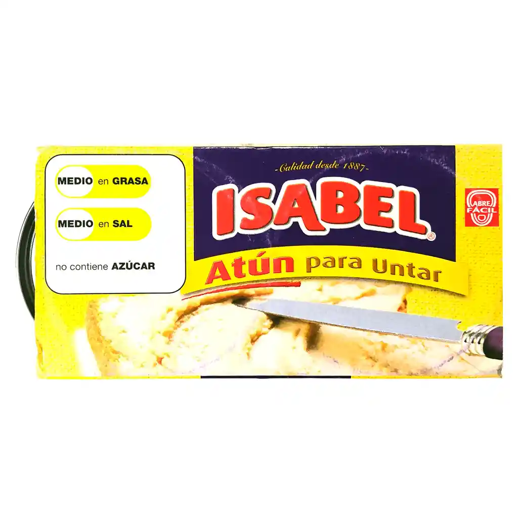 Isabel pate atún.