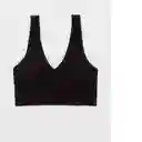 Bralette Negro Talla: SMALL American Eagle