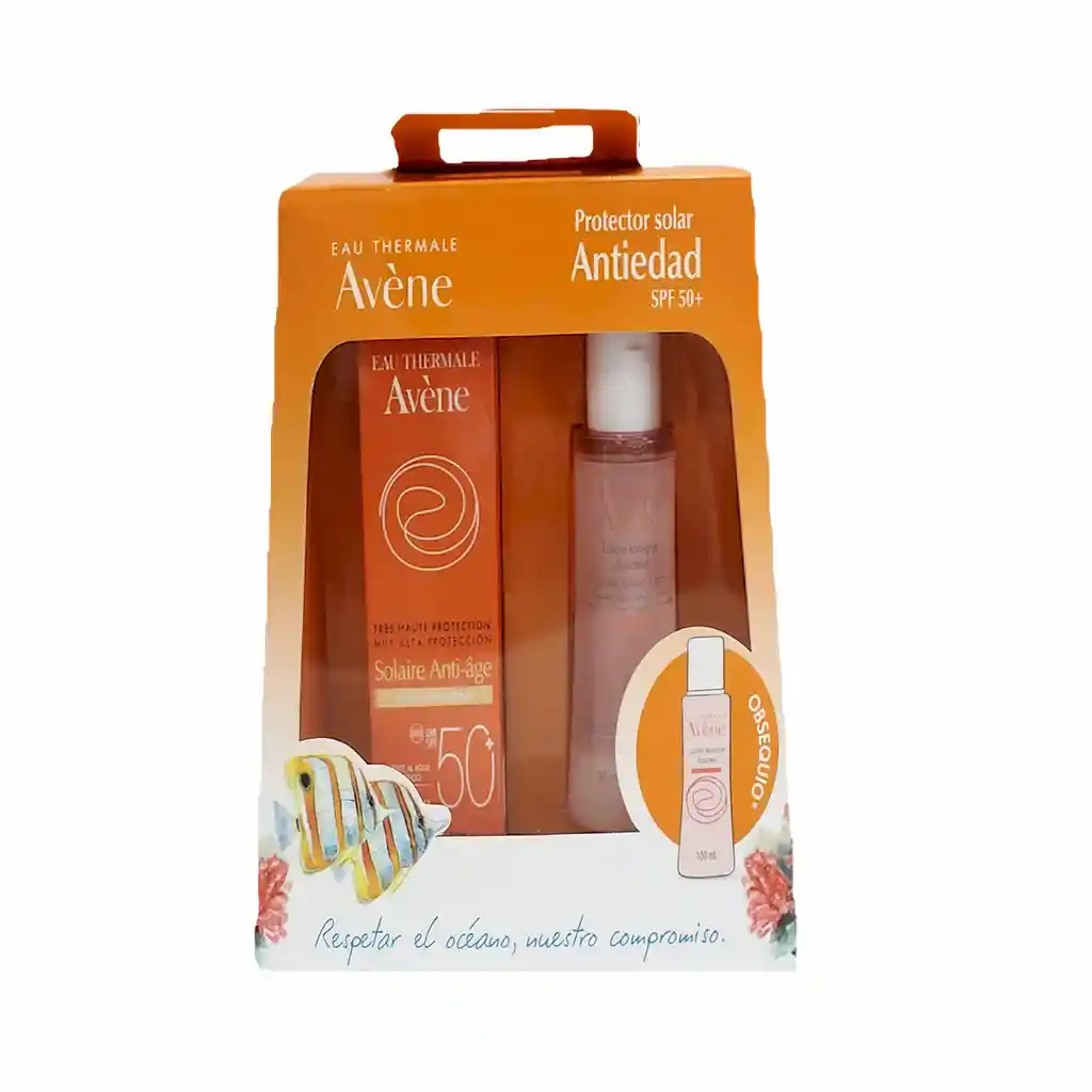 Avène Kit Solar Antiedad SPF 50+ y Loción