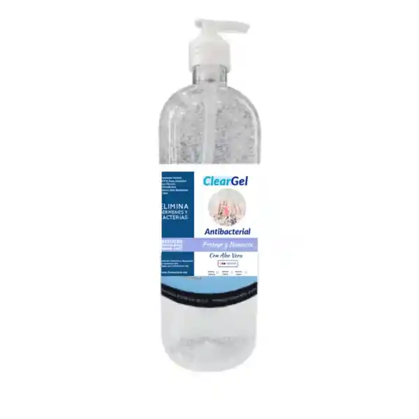 Gel Antibacterial al 70% Cleargel Tapa Cremera 1 L