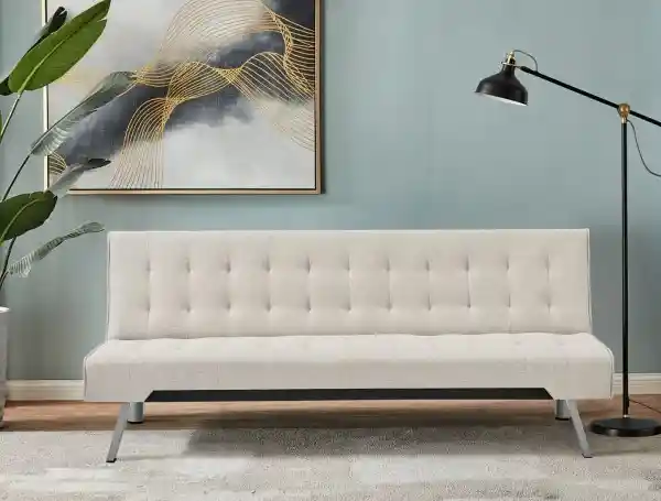 M + Design Futón Beige 180 x 80 x 77 cm