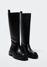 Bota Yoko Negro Talla 36 Mujer Mango