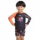 Camiseta Manga Larga Sunshine Little Lobster Bebe Masculina Azul-06