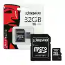 Kingston Memoria Micro SD 32 GB con Adaptador Clase 10