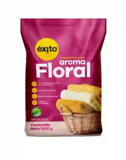  Detergente En Polvo Aroma Floral Exito 