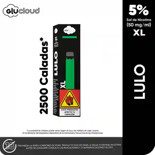 Glucloud Vapeador Sour Lulo XL 2500 Puffs