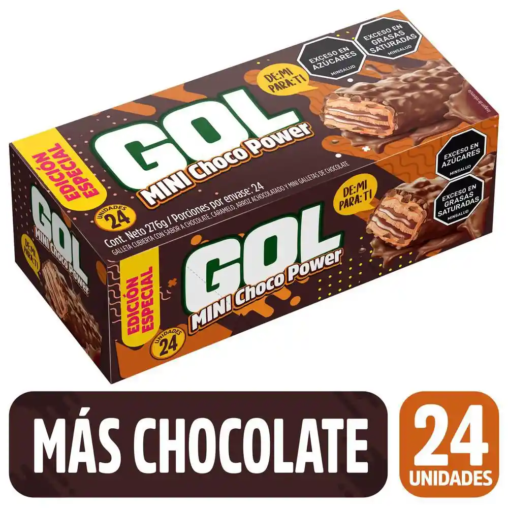 Glina. Minichocopower 12plx24u X 11.5 G Padre Gol