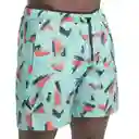 Ts Speed Aop Short Talla L Pantalones Y Lycras Azul Para Hombre Marca Reebok Ref: Hi0527