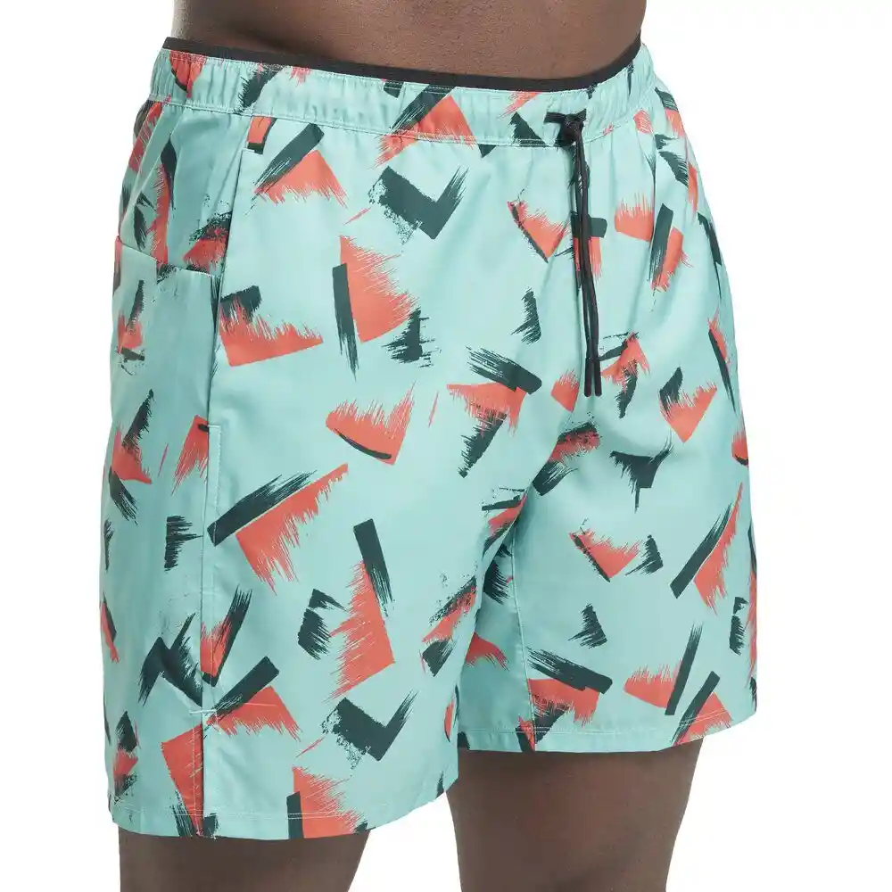 Ts Speed Aop Short Talla L Pantalones Y Lycras Azul Para Hombre Marca Reebok Ref: Hi0527