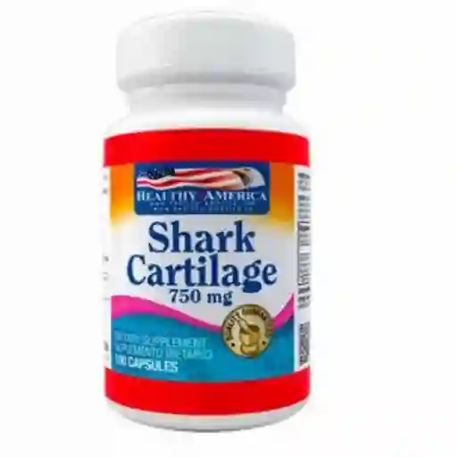 HEALTHY AMERICA Shark Cartilage 750Mg X100Capsulas