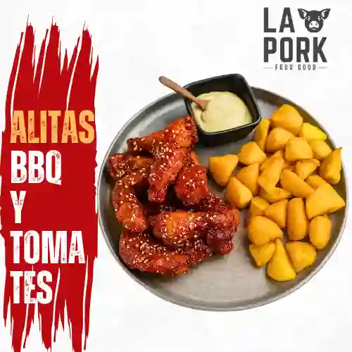 Alitas la pork 8 porciones