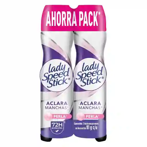 Lady Speed Stick Pack Desodorante Derma Perla