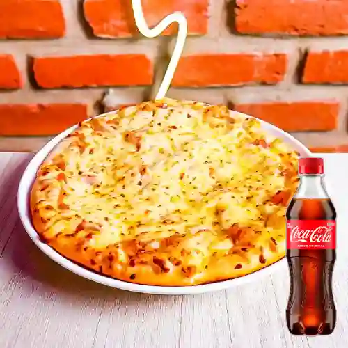 Combo Pizza Hawaiana Pizzeta +Cocacola Orig 400ml