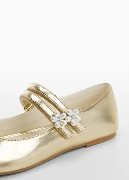 Zapatos Aila-A Niñas Oro Talla 37 Mango