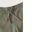 Bermudas Slub Khaki Talla 06 Niños Mango