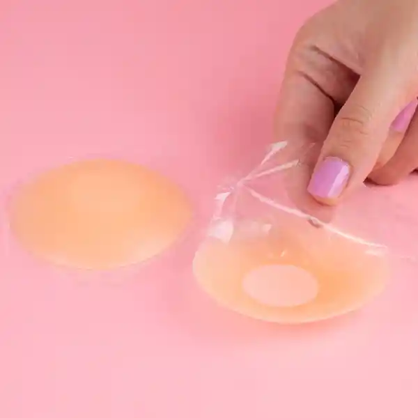 Brasier Adhesivo Invisible Redondo Serie Miniso