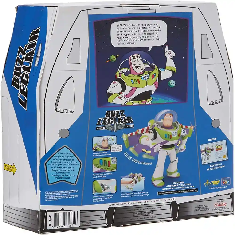 Toy Story Figura de Acción Buzz Space Ranger Disney