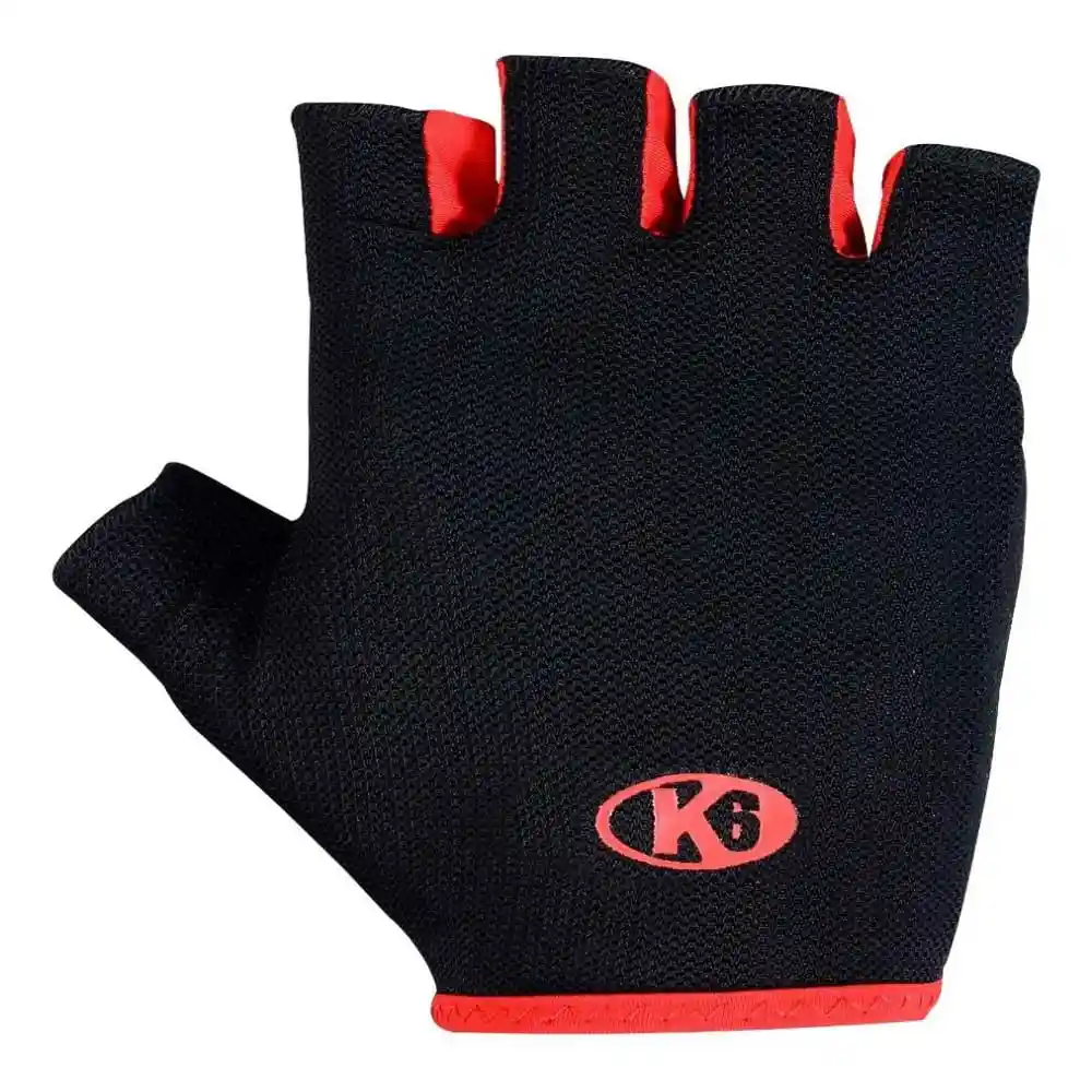 K6 Guantes Para Gimnasio Cuero Powerbike Speed Ll Rojo Talla Xs