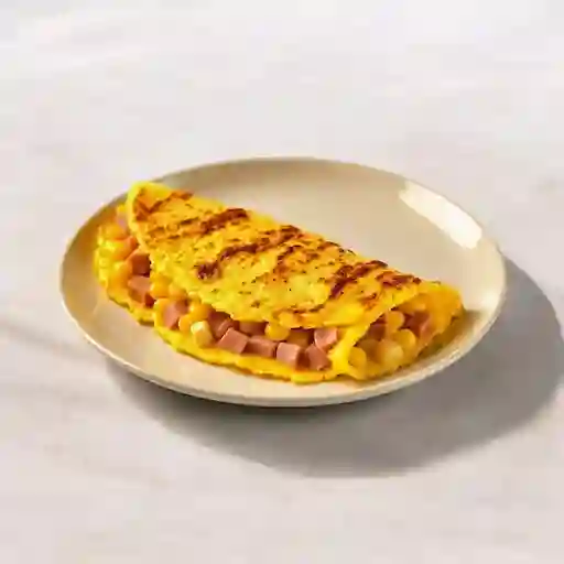 Omelette Con Maicitos Y Jamon