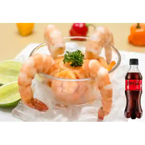 Combo Cocktail de Langostinos + Coca-Cola Sin Azúcar