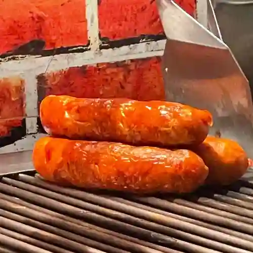 Chorizo con Arepa