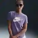 Nike Camiseta Manga Corta Mujer Morado Talla XS