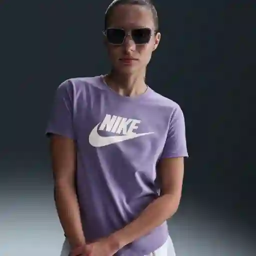 Nike Camiseta Manga Corta Mujer Morado Talla XS