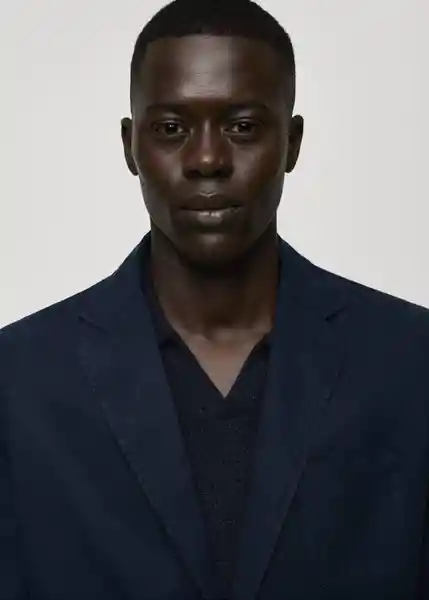 Blazer Americana Delave Navy Talla 54 Hombre Mango