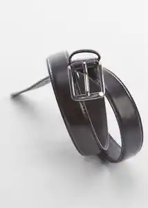 Cinturón Básico Marrón Talla 80 Hombre Mango