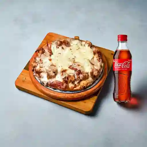 Combo Pizza de Tocineta&Maíz +Cocacola Orig 400ml