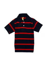 Camiseta Polo Manga Corta Niño Oscuro Talla 8 People