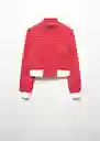 Chaqueta Helena Rojo Talla XS Mujer Mango