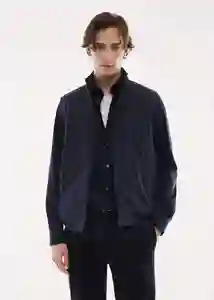 Chaleco Galest Navy Talla L Hombre Mango