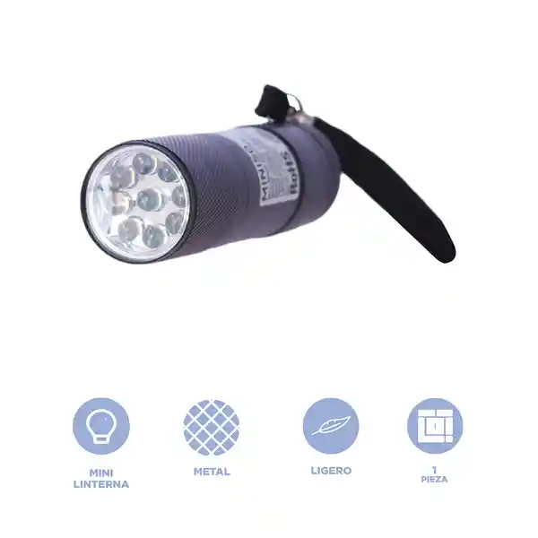 Lampara Mini Negro Serie Miniso