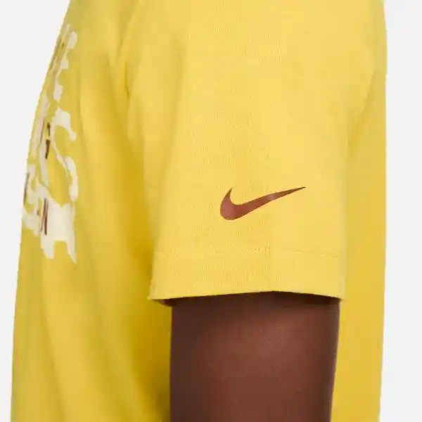 Nike Camiseta Dri-Fit Tee Run Division Amarillo Hombre Talla L